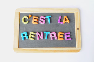 c'est la rentrée ardoise
