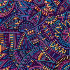 Abstract vector tribal ethnic background pattern