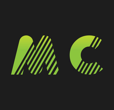 mc initial green with strip
