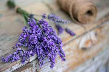 Crédence de cuisine en plexiglas Lavande Bunch of lavender flowers