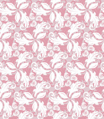 Floral Fine Seamless Vector Pattern