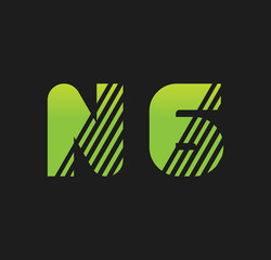 n6 initial green with strip