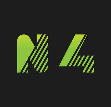 n4 initial green with strip