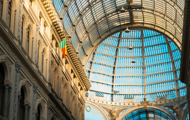 Obraz premium Umberto gallery in Naples, italy