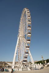 A big Wheel in Paris, France during summer
