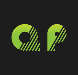 qp initial green with strip