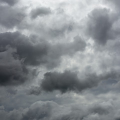 Storm clouds before a thunderstorm.