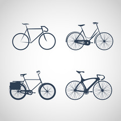 bike icon vector