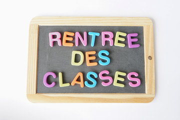 rentrée des classes ardoise
