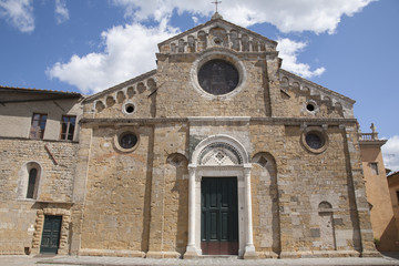 Fototapeta na wymiar Cathedral Church, Volterra