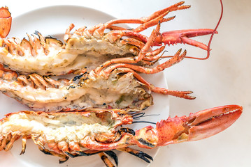Lobster grilled