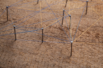 Abstract communication background.