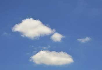 cloud floating on clear sky in sunny day