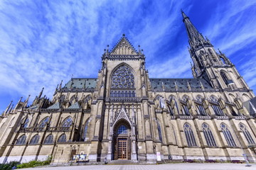 Fototapeta na wymiar New Cathedral of the Immaculate Conception, Neuer Dom, Linz, Austria