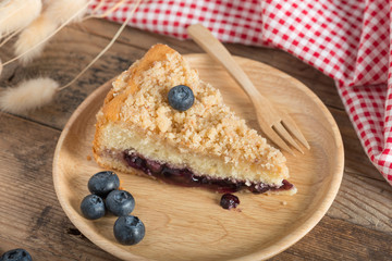 Blueberry cake.