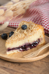 Blueberry cake.
