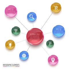 Infographics template for your design.