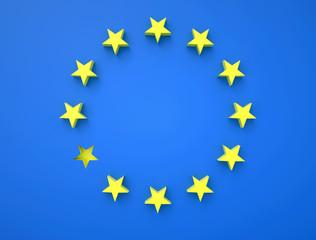 EU Sterne, Europäische Union mit defektem Stern