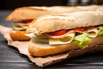 Panini grilled sandwich