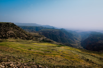  mountains in Jordan near Dead sea.