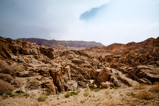  mountains in Jordan near Dead sea.