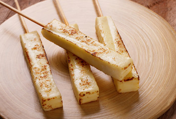 Brazilian traditional cheese queijo coalho