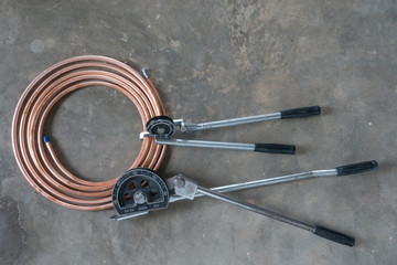 a pipe bender tool for copper pipe