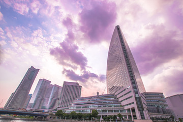 Fototapeta premium 夕方のみなとみらい