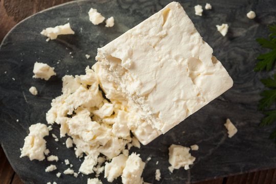 Raw Organic White Feta Cheese