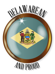 Delaware Proud Flag Button
