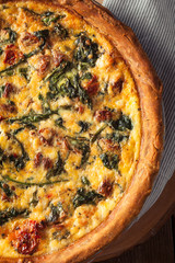 Homemade Cheesy Egg Quiche for Brunch