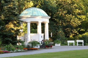 Kurpark in Bad Salzuflen, Deutschland