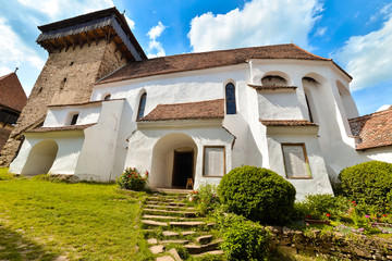 Fortified church in Viscri, Transylvania, Romania 