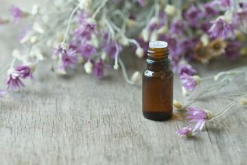 Helichrysum essential oil container