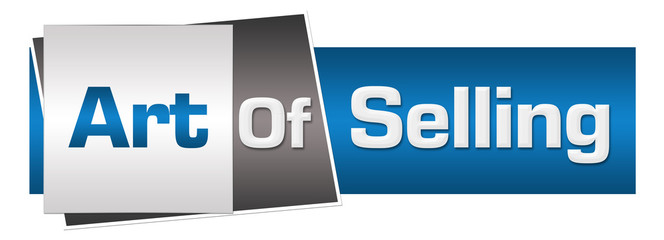 Art Of Selling Blue Grey Horizontal 