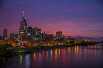 Obraz premium Nashville Skyline