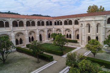 Fototapeta premium The Alcobaca Monastery (Mosteiro de Santa Maria de Alcobaca) in Alcobasa. Portugal