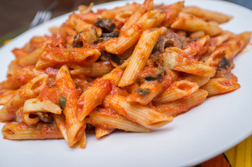 Penne Primavera Puttanesca