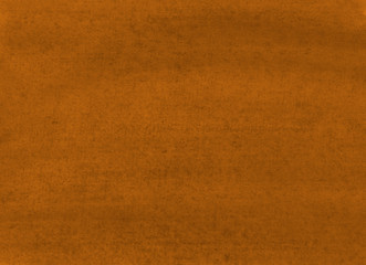 The texture of a sheet of paper painted with brown paint