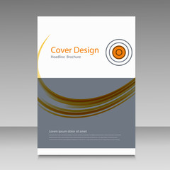 Abstract cover brochure background