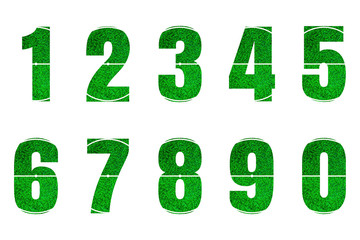 Number 0 to 9 alphabet