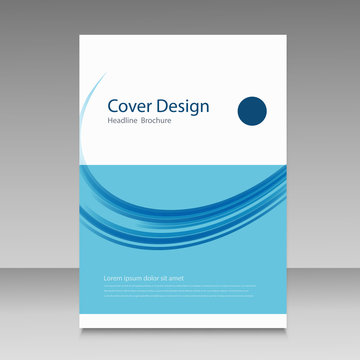 Abstract cover brochure background