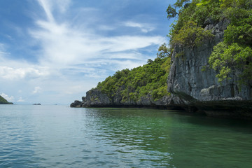 Fototapeta na wymiar holiday trip in samui island, south of thailand