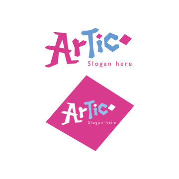 Logo  Ártico / marca / Plantilla