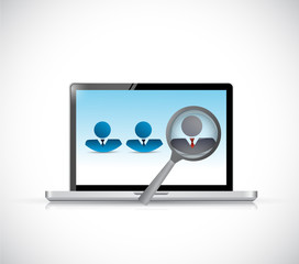 finding the right candidate on a computer concept