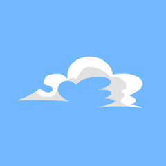 the cloud with taper shape