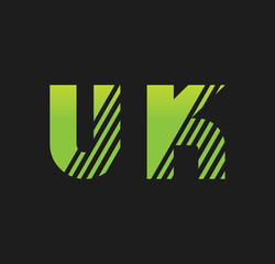 uk initial green with strip