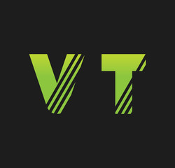 vt initial green with strip
