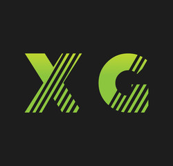xg initial green with strip