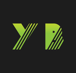 yb initial green with strip